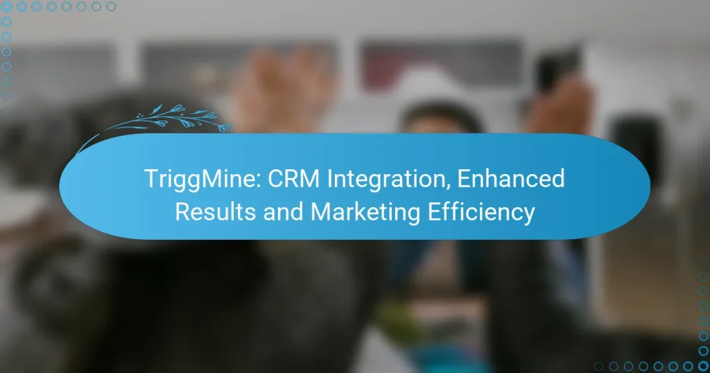 TriggMine: CRM Integration, Enhanced Results and Marketing Efficiency