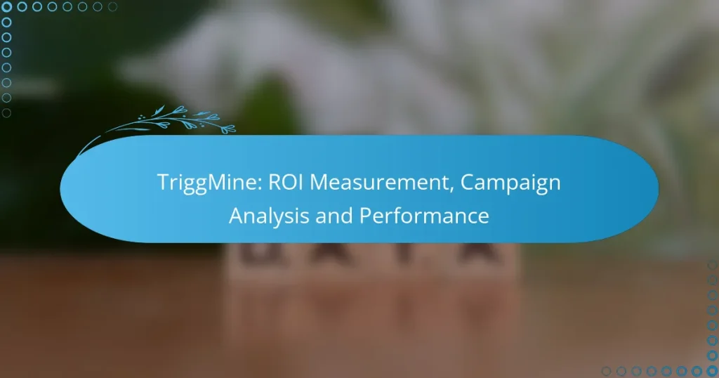 TriggMine: ROI Measurement, Campaign Analysis and Performance