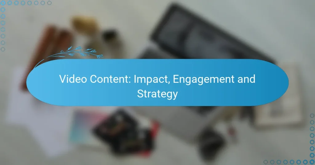 Video Content: Impact, Engagement and Strategy